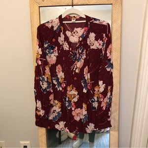 Floral long sleeve from old navy- size L